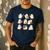 Pumpkin Pi Math Teacher Geek Men's Casual T-Shirt Navy