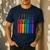 Rainbow Roygbiv Kids Artist Costume Art Teacher Men's Casual T-Shirt Navy Rainbow Roygbiv Kids Artist Costume Art Teacher Men's Casual T-Shirt Navy