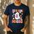 Read More Books Groovy Halloween Teacher Women Men's Casual T-Shirt Navy