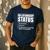 Relationship Status Taken By Super Hot Teacher Men's Casual T-Shirt Navy