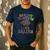 Retro BIOLOGY TEACHERS LOVE BRAINS This Is My Scary STEM Men's Casual T-Shirt Navy