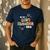 Retro Boho Math Science Professor In My STEM Teacher Era Men's Casual T-Shirt Navy