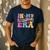 Retro Groovy Retirement Era Retired Teacher Men's Casual T-Shirt Navy Retro Groovy Retirement Era Retired Teacher Men's Casual T-Shirt Navy