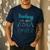 Retro Groovy Teaching Is My Super Power Teacher's Present Men Women Men's Casual T-Shirt Navy