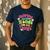 Retro Helping Small Hands Do Big Things Teacher Appreciation For Men Women Men's Casual T-Shirt Navy