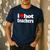 Retro I Love Hot Teachers Vintage I Heart Hot Teacher Men Women Girls Kids Men's Casual T-Shirt Navy