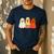 Retro Pencil Ghost Boo Spooky Teacher Halloween Costume Men's Casual T-Shirt Navy Retro Pencil Ghost Boo Spooky Teacher Halloween Costume Men's Casual T-Shirt Navy