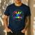 Retro Play Is Learning Teacher Back To School Men's Casual T-Shirt Navy