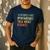 Retro Scientist Warning May Talk About Science Teacher Men's Casual T-Shirt Navy
