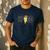 Retro SPED Teacher Pencil Lightning Bolt Back To School Men's Casual T-Shirt Navy