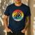 Retro Vintage Paint Palette Costume Artist Art Teacher Men Women Men's Casual T-Shirt Navy
