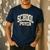 Retro Wildflower School Psych Teacher School Psychologist Men's Casual T-Shirt Navy