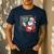Santa Teacher 67 Math Christmas Xmas Holiday Number 67 Men's Casual T-Shirt Navy