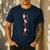 Santa Yoga Poses For Yogi Teacher Christmas Yoga Poses Men's Casual T-Shirt Navy Santa Yoga Poses For Yogi Teacher Christmas Yoga Poses Men's Casual T-Shirt Navy