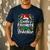 Santa's Favorite Dance Teacher Shirt Christmas Pajama Men's Casual T-Shirt Navy