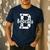 School Spirit Mascot Bobcats Back To School Teacher Student Men's Casual T-Shirt Navy