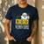 Science Teacher Halloween Elements Of Surprise Chemistry Men's Casual T-Shirt Navy