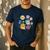 Solar System Learning Is Out Of This World Science Teacher Men's Casual T-Shirt Navy