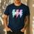 SPED Teacher Squad Lightning Bolt Special Education Men's Casual T-Shirt Navy