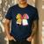 Student Teacher Coquette Bow Pencil Back To School First Day Men's Casual T-Shirt Navy Student Teacher Coquette Bow Pencil Back To School First Day Men's Casual T-Shirt Navy