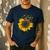 Sunflower Puzzle Pieces Autism Awareness For Mom Teacher For Women Men's Casual T-Shirt Navy