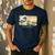 Surfing Boston Terrier Kanagawa Wave Japanese Dog For Men Women Kids Men's Casual T-Shirt Navy