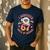 I Survived 67 Days Of School Groovy Retro Teachers Girls Men's Casual T-Shirt Navy