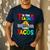 T Is For Teacher And Tacos For Teacher & Tacos Lovers Men's Casual T-Shirt Navy