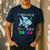 It Takes A Lot Of Sparkle To Be A Teacher Rainbow Fish For Men Women Men's Casual T-Shirt Navy It Takes A Lot Of Sparkle To Be A Teacher Rainbow Fish For Men Women Men's Casual T-Shirt Navy