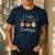 I Teach The Cutest Turkeys School Teachers Thanksgiving Men's Casual T-Shirt Navy