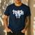 Teach Teacher Coquette Bow Pencil Back To School First Day Men's Casual T-Shirt Navy