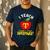 I Teach What's Your Superpower Superhero Teacher Men's Casual T-Shirt Navy