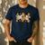 Teacher Appreciation Boho Floral Leopard Checkered Men's Casual T-Shirt Navy Teacher Appreciation Boho Floral Leopard Checkered Men's Casual T-Shirt Navy
