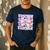 Teacher Bow Pencil Flowers Teacher Back To School Men's Casual T-Shirt Navy