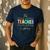 This Teacher Is Glowing Hello Summer End Of School Men's Casual T-Shirt Navy