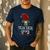 Teacher Gnome Xmas Family Matching Plaid Christmas Gnomes Men's Casual T-Shirt Navy