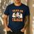 Teacher Halloween Trick Or Teach Retro Groovy Floral Ghost Men's Casual T-Shirt Navy Teacher Halloween Trick Or Teach Retro Groovy Floral Ghost Men's Casual T-Shirt Navy