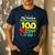 My Teacher Survived 100 Days Of Me Men's Casual T-Shirt Navy