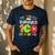 My Teacher Survived 100 Days Of Me 100 Days Of School Men's Casual T-Shirt Navy