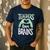 Teachers Love Brains Halloween Costume Trick Treat Zombie Men's Casual T-Shirt Navy