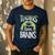 Teachers Love Zombie Teacher Halloween Fun Men's Casual T-Shirt Navy