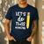 Lets Do This Test Day State Testing Teacher Motivational Men's Casual T-Shirt Navy