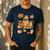 Thanksgiving One Thankful Art Teacher Fall Groovy Men Women Men's Casual T-Shirt Navy Thanksgiving One Thankful Art Teacher Fall Groovy Men Women Men's Casual T-Shirt Navy