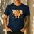 Thanksgiving Teacher Pencil Bow One Thankful Teacher Fall Men's Casual T-Shirt Navy Thanksgiving Teacher Pencil Bow One Thankful Teacher Fall Men's Casual T-Shirt Navy