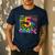 Tie Dye 5th Grade Typography Team Fifth Grade Teacher For Men Women Girls Kids Men's Casual T-Shirt Navy