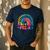 Tie Dye Prek Teacher Rainbow Preschool Back To School Girl Men's Casual T-Shirt Navy