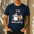 TK Boo Crew Retro Groovy Halloween Floral Ghost TK Teacher Men Women Kids Men's Casual T-Shirt Navy