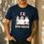TK Boo Crew Retro Groovy Halloween Floral Ghost TK Teacher Men's Casual T-Shirt Navy TK Boo Crew Retro Groovy Halloween Floral Ghost TK Teacher Men's Casual T-Shirt Navy