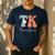 TK Teacher Retro Groovy Vintage Happy First Day Of School Men's Casual T-Shirt Navy TK Teacher Retro Groovy Vintage Happy First Day Of School Men's Casual T-Shirt Navy