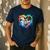 TK Teacher Transitional Kindergarten Heart Back To School Men's Casual T-Shirt Navy